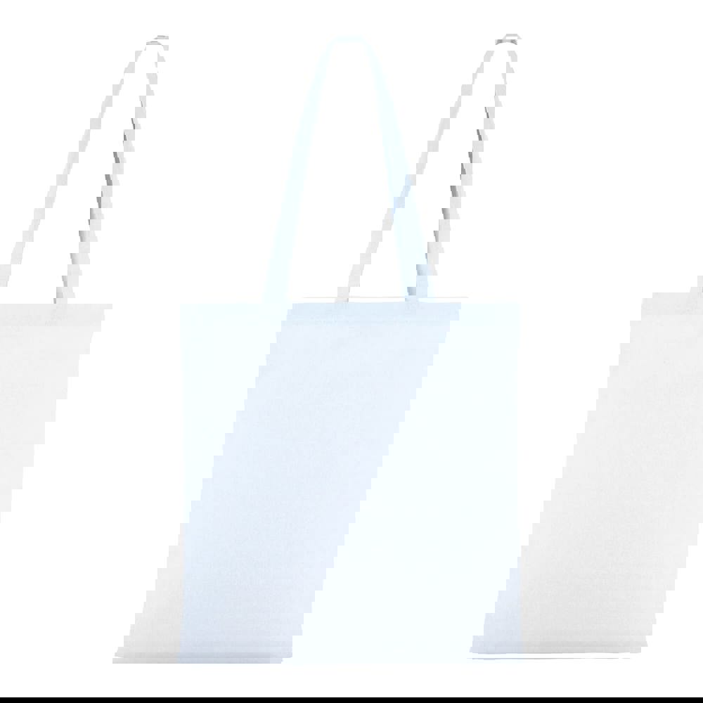 Umhängetasche Baumwolle OEKO-TEX® 140g/m² 38x42cm - Pastellblau