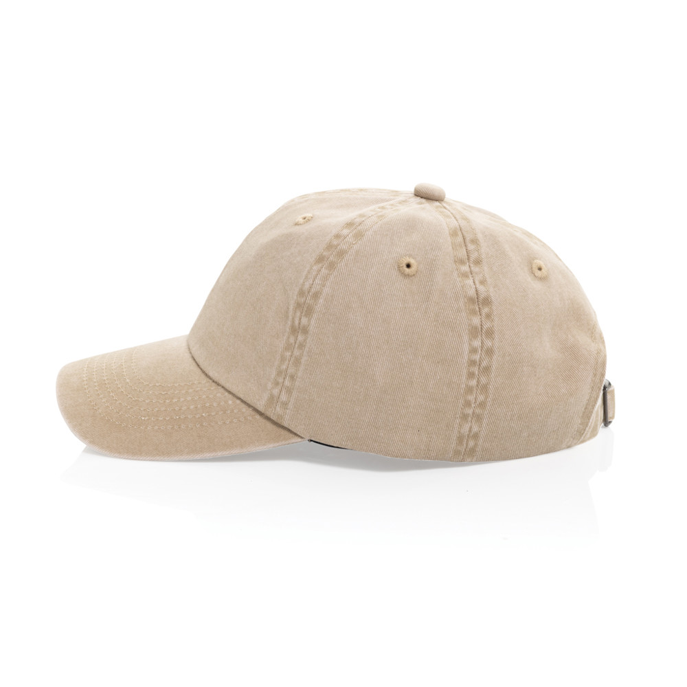 BEAU AWARE™ Washed 6-Panel Kappe aus 270gr/m² Baumwolltwill