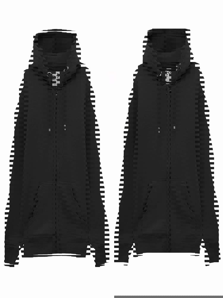 BS Vega Hoodie mit durchgehendem Reißverschluss, 280 gr/m² - Schwarz (Black)