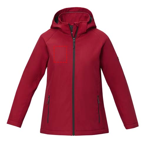 Notus wattierte Softshell Damenjacke