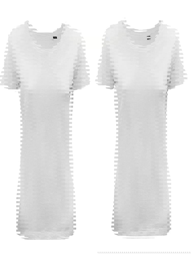 BS Moon Damen T-Shirt, 150 gr/m² - weiß