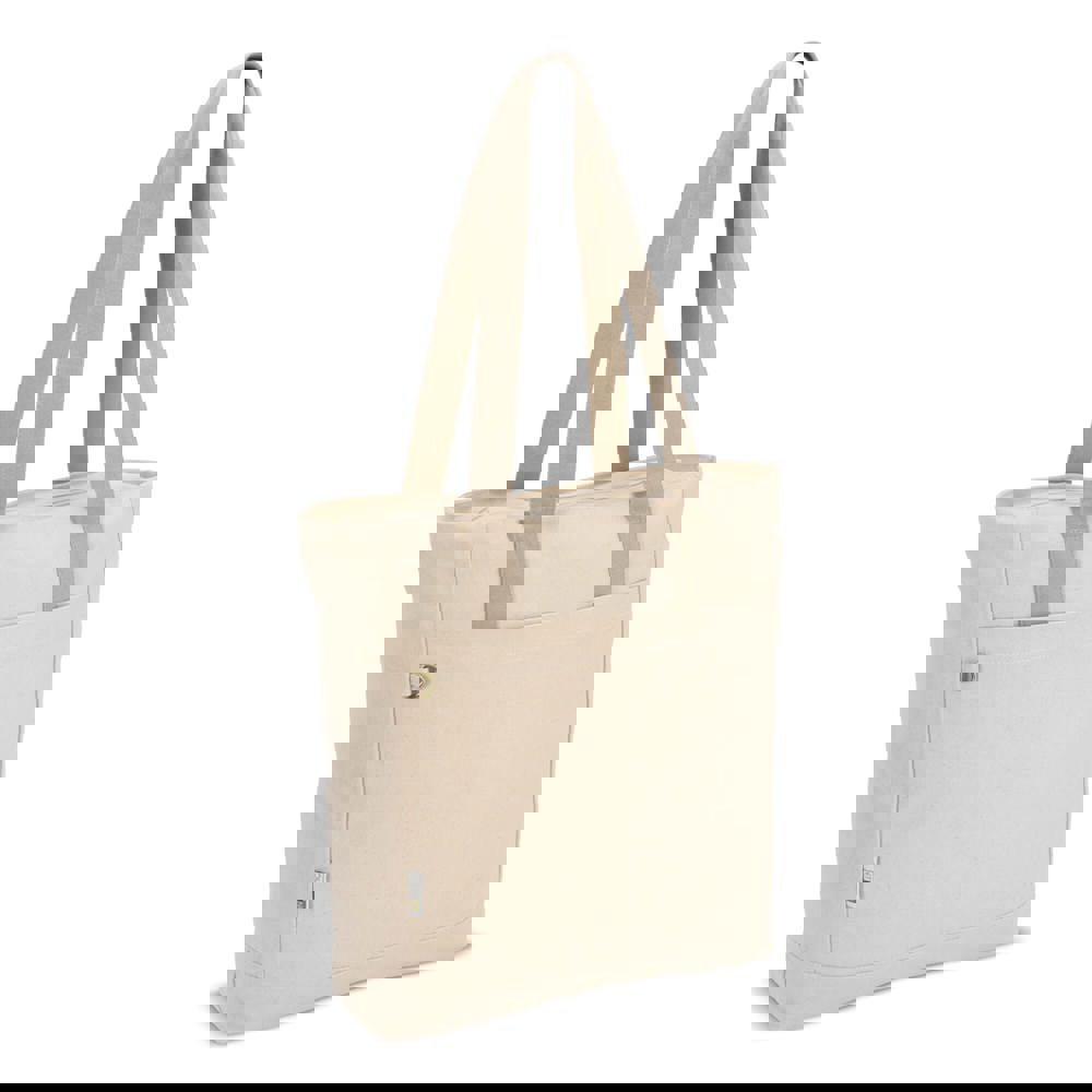 InSideOut Reuuz Canvas Tragetasche 33 x 42 x 10 cm - Ecru / Beige