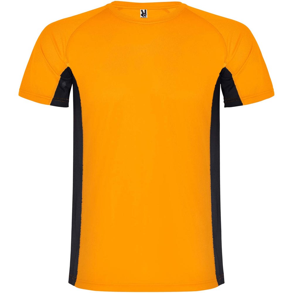 fluororange, schwarz