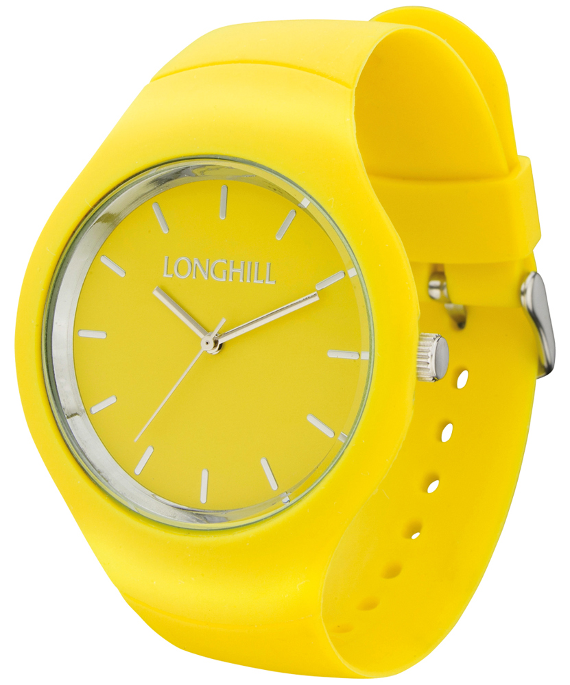 Kunststoffuhr SNAKE - gelb