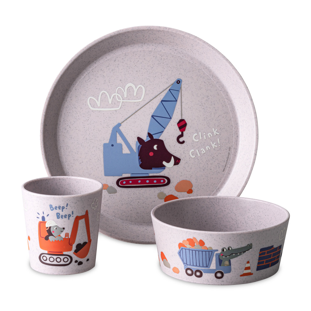 Koziol CONNECT TRUCKS Kleiner Teller + Schale + Becher