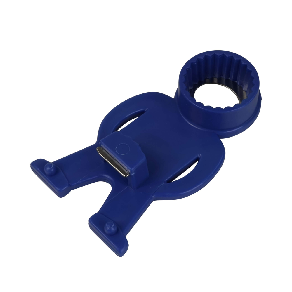 Flaschenöffner MANFRED - ohne Füße - blau