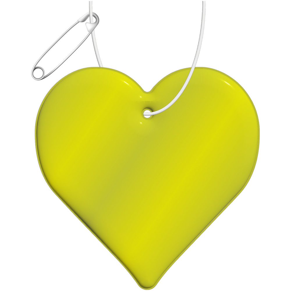 RFX™ H-09 Reflektierender TPU-Anhänger Herz