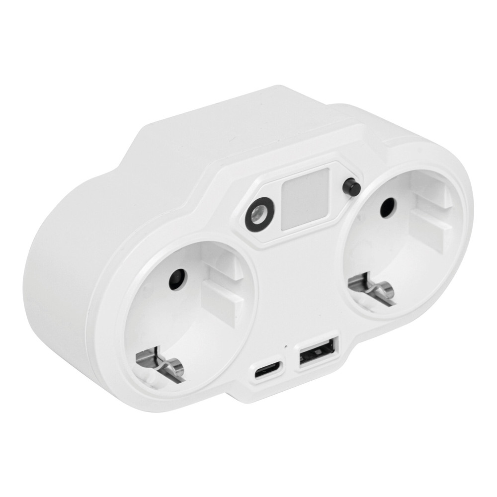 ENDLESS POWER NIGHT - USB-Adapter-Stecker-Netzteil mit Nachtlicht