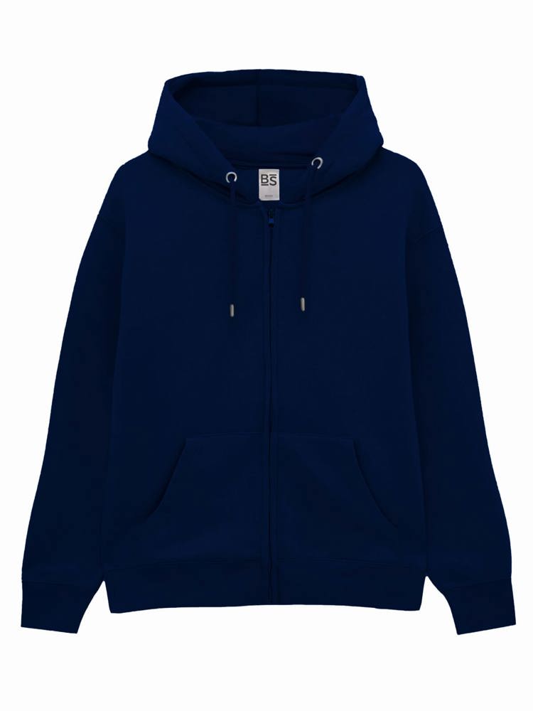 BS Chili Hoodie mit durchgehendem Reißverschluss, 280 gr/m² - Navy (PMS 5395C)
