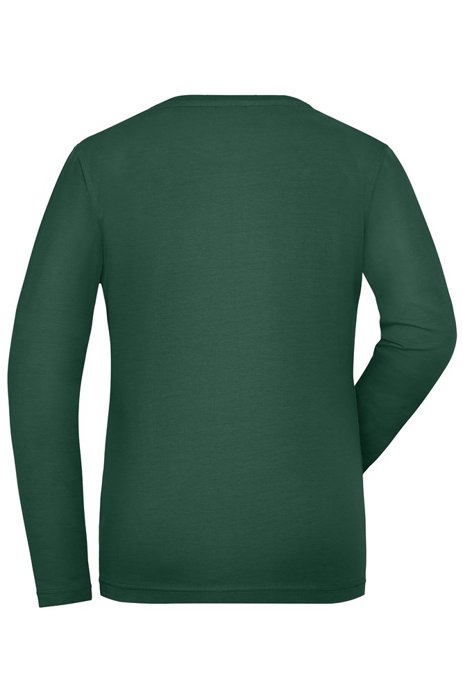 Ladies' ORGANIC Stretch-Longsleeve Work - SOLID -   OCS Blended