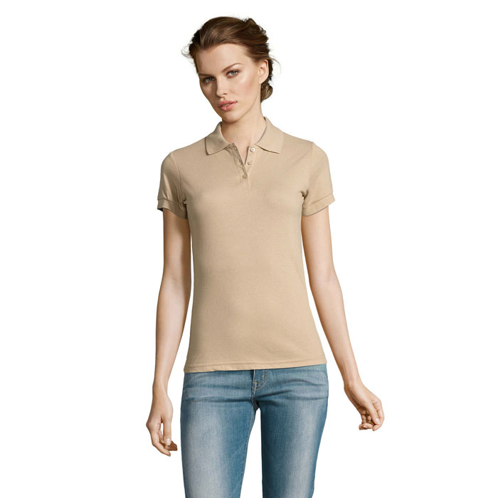 PRIME WOMEN - PRIME DAMEN POLO 200g - Sand