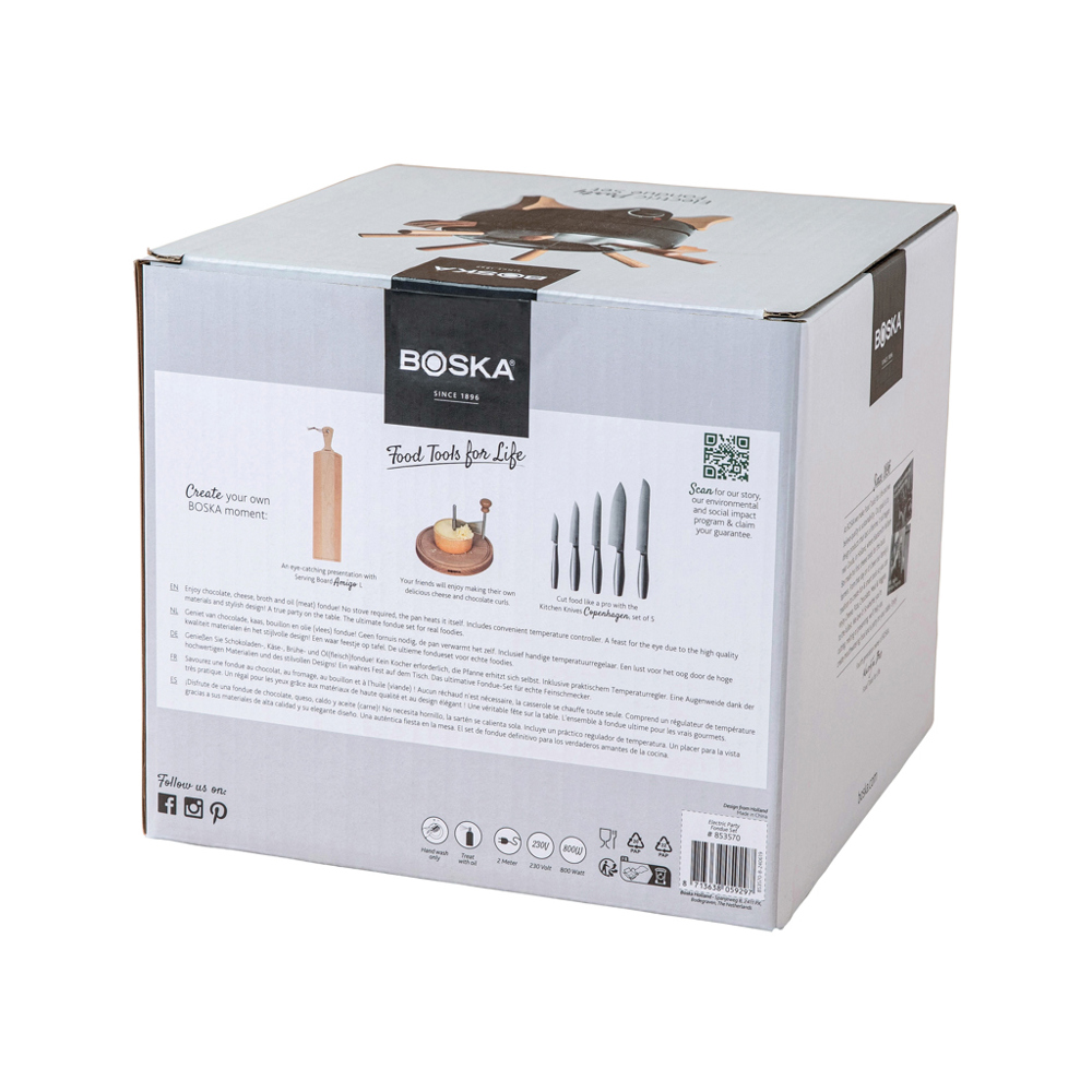 BOSKA elektrisches Party Fondue Set - 2.3L (EU Type F)