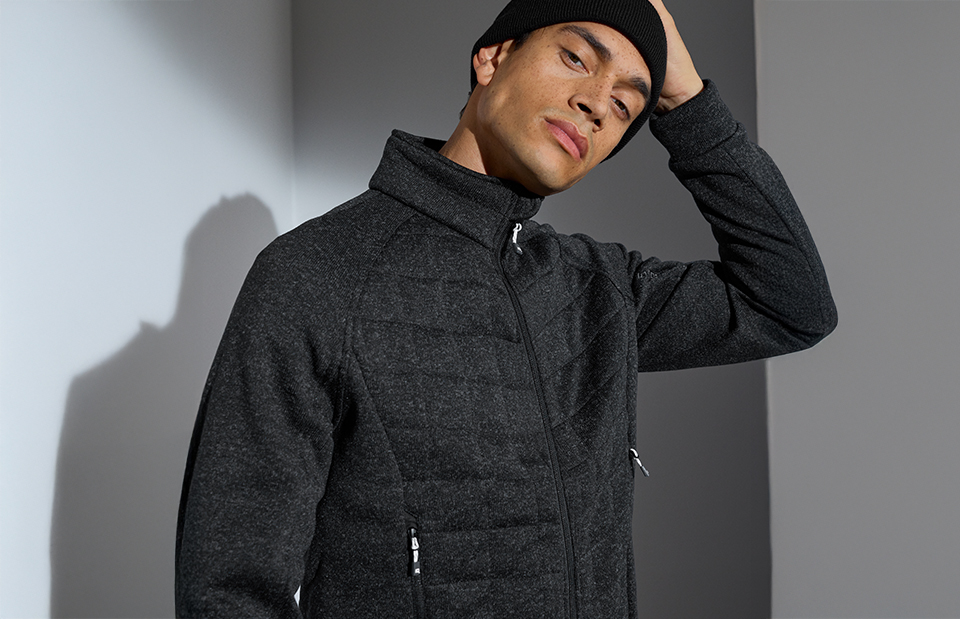 Fleecejacke | Gesteppt