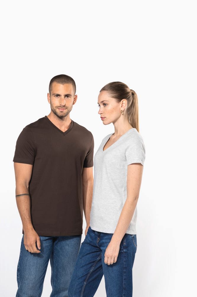 K357C - Herren-T-Shirt V-Ausschnitt kurze Ärmel