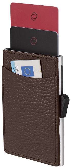 C-Secure RFID Kartenhalter - Braun