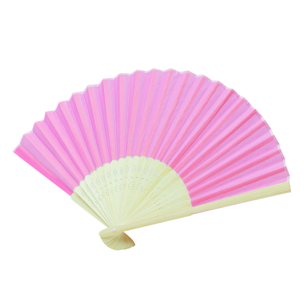 BAMBOO COOL - Faltbarer Fächer - pink