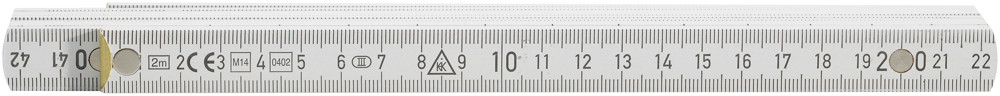 Zollstock, Magnet-Zollstock, Meterstab mit Magnet