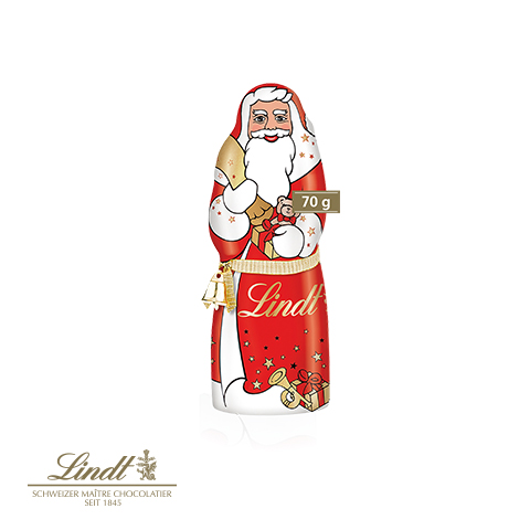 Lindt Weihnachtsmann mit Glöckchen, 70 g