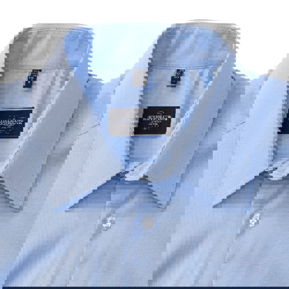 RU923M - Tailliertes Oxford Hemd -⁠ Kurzarm