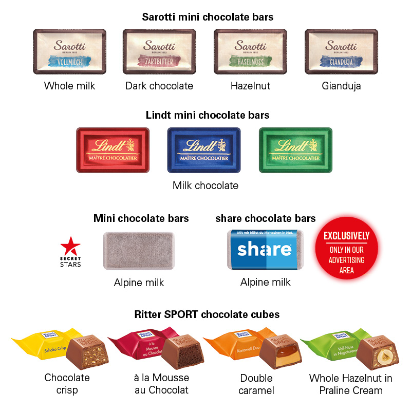 Adventskalender LKW, Sarotti Täfelchen