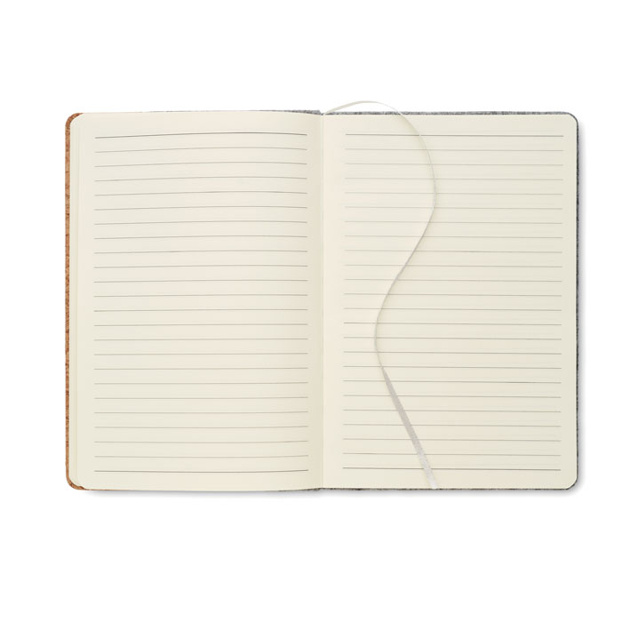 CORKBOOK - DIN A5 Notizbuch RPET-Filz