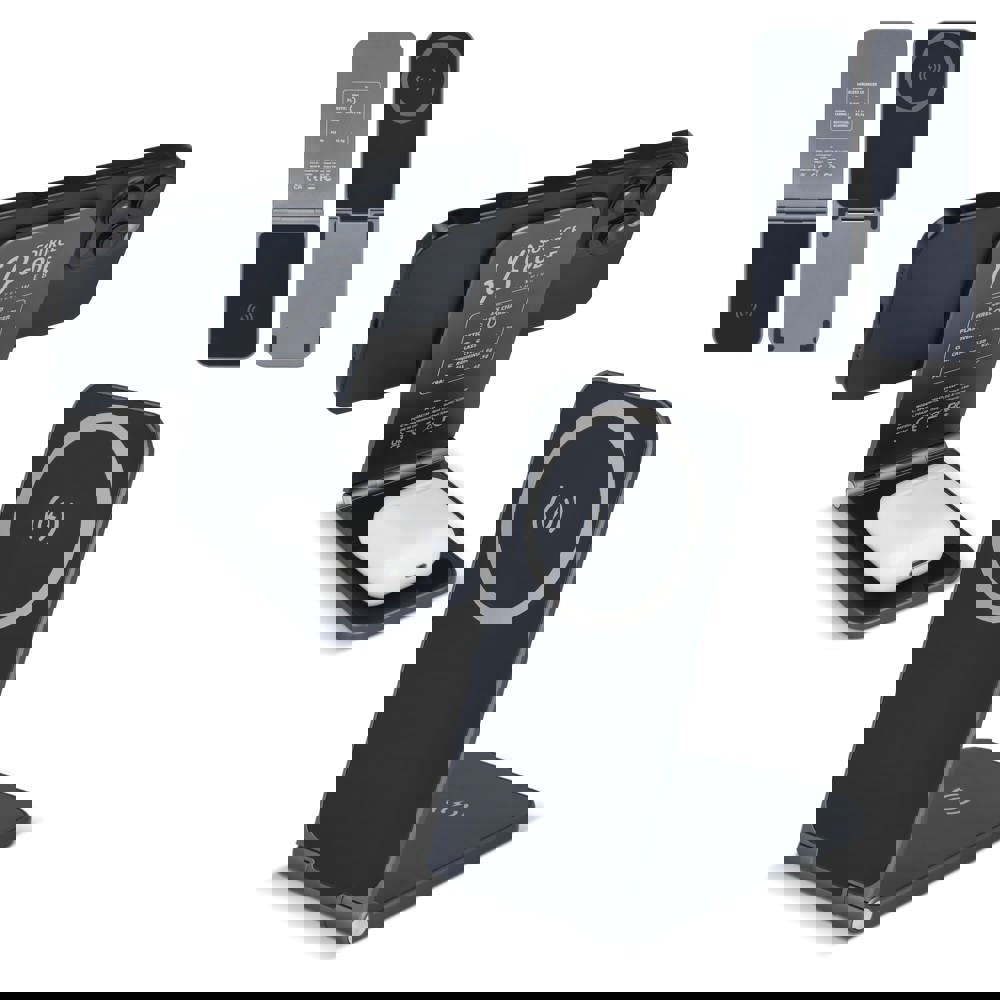 2255 -Xoopar Zero 2 in 1 Drahtloses Ladegerät Kompatibel mit MagSafe