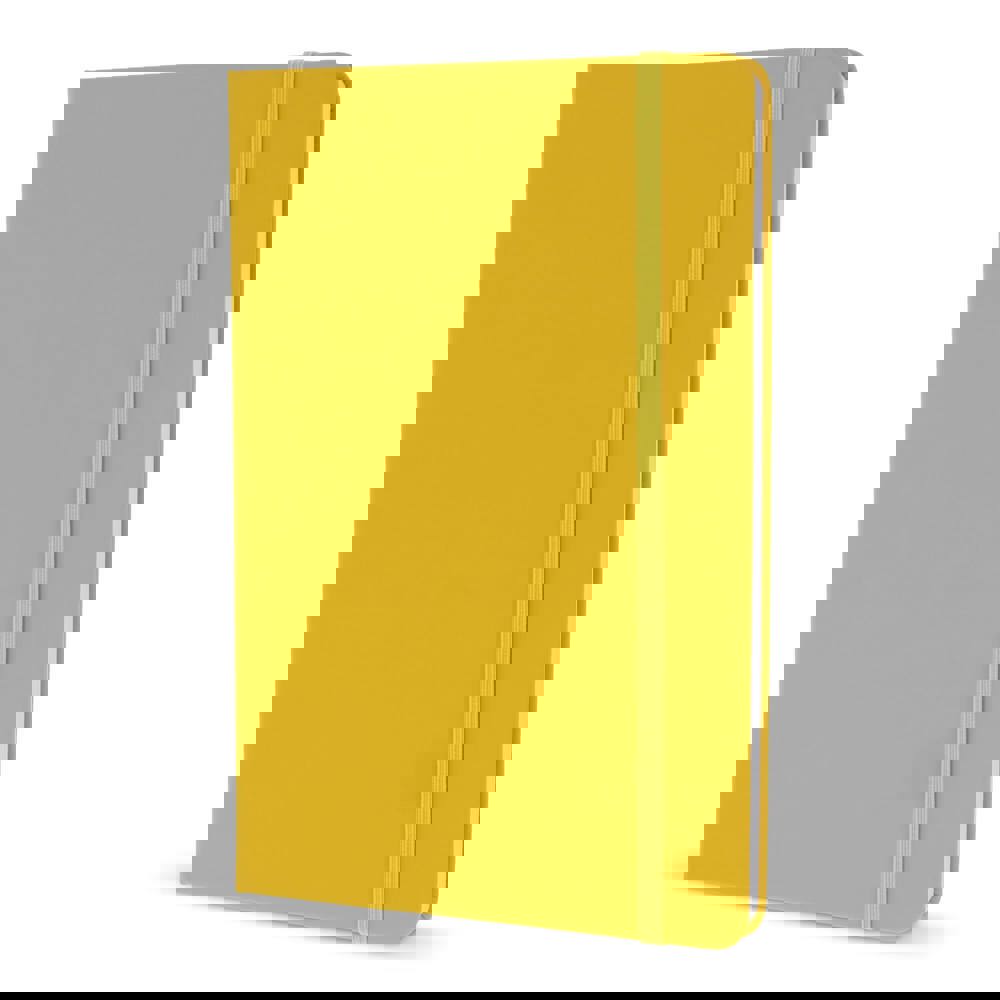 Notizbuch A5 aus PU - Gelb