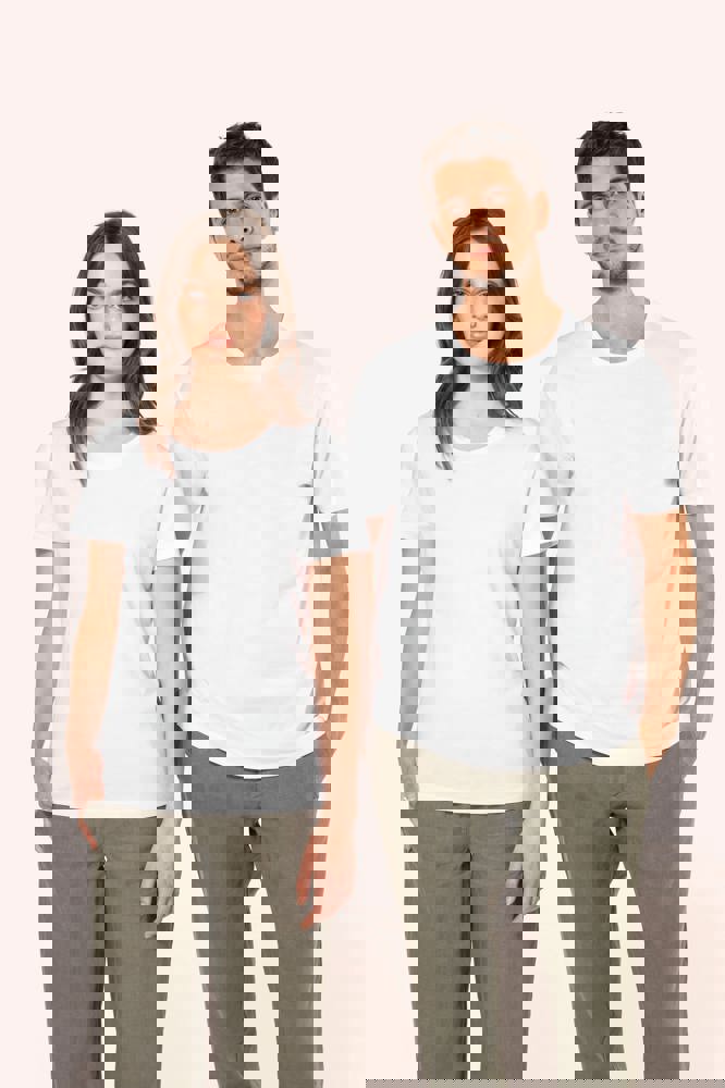 PK301 - Supima® Damen-T-Shirt mit Rundhals ausschnitt und kurzen Ärmeln