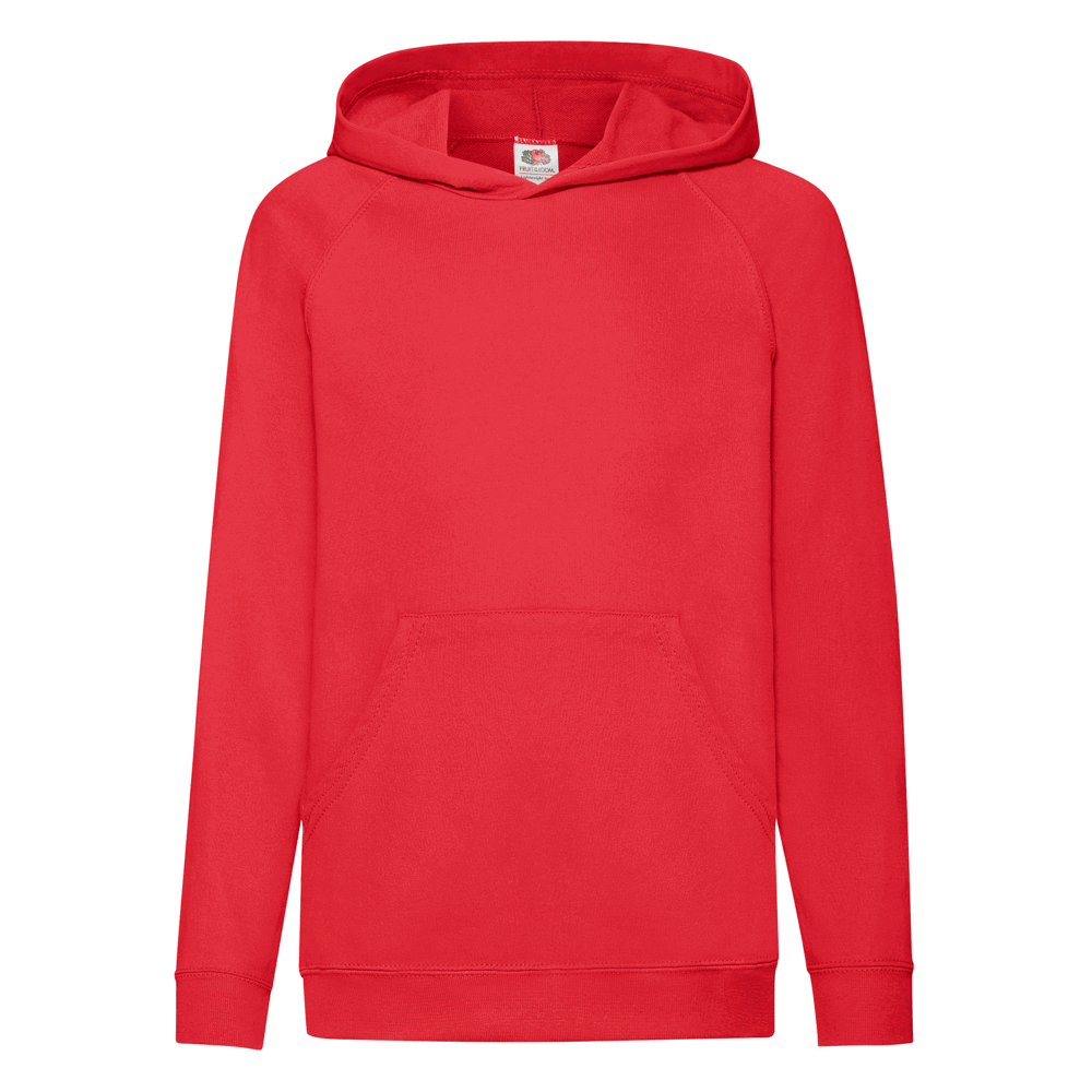 620090 - Lightweight Hooded Sweat Kids, rot, 140