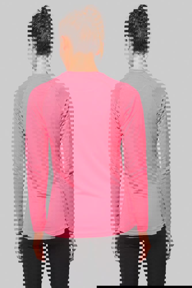 PA444CC - Damen Basic Sport Funktionsshirt Langarm