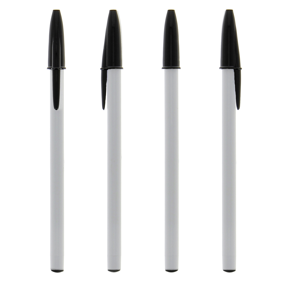BIC® Style Kugelschreiber - Weiß / Schwarz / Schwarze Tinte