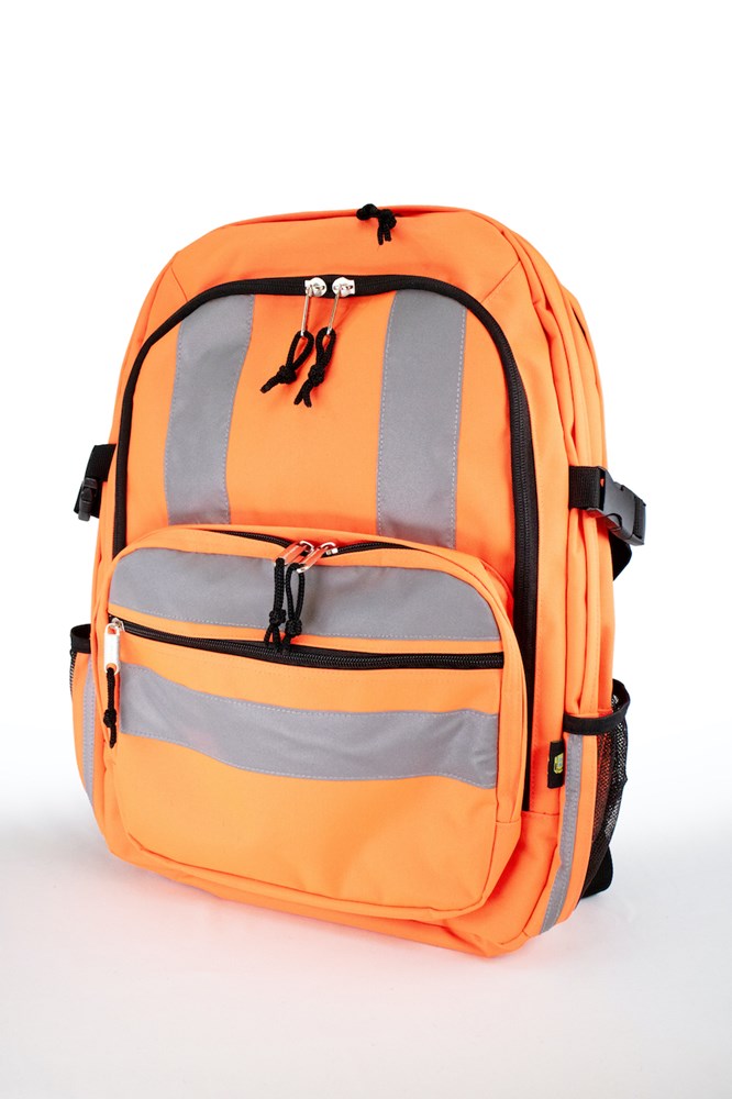 Rucksack Passau aus recycelten PET-Flaschen (rPET) - Neonorange