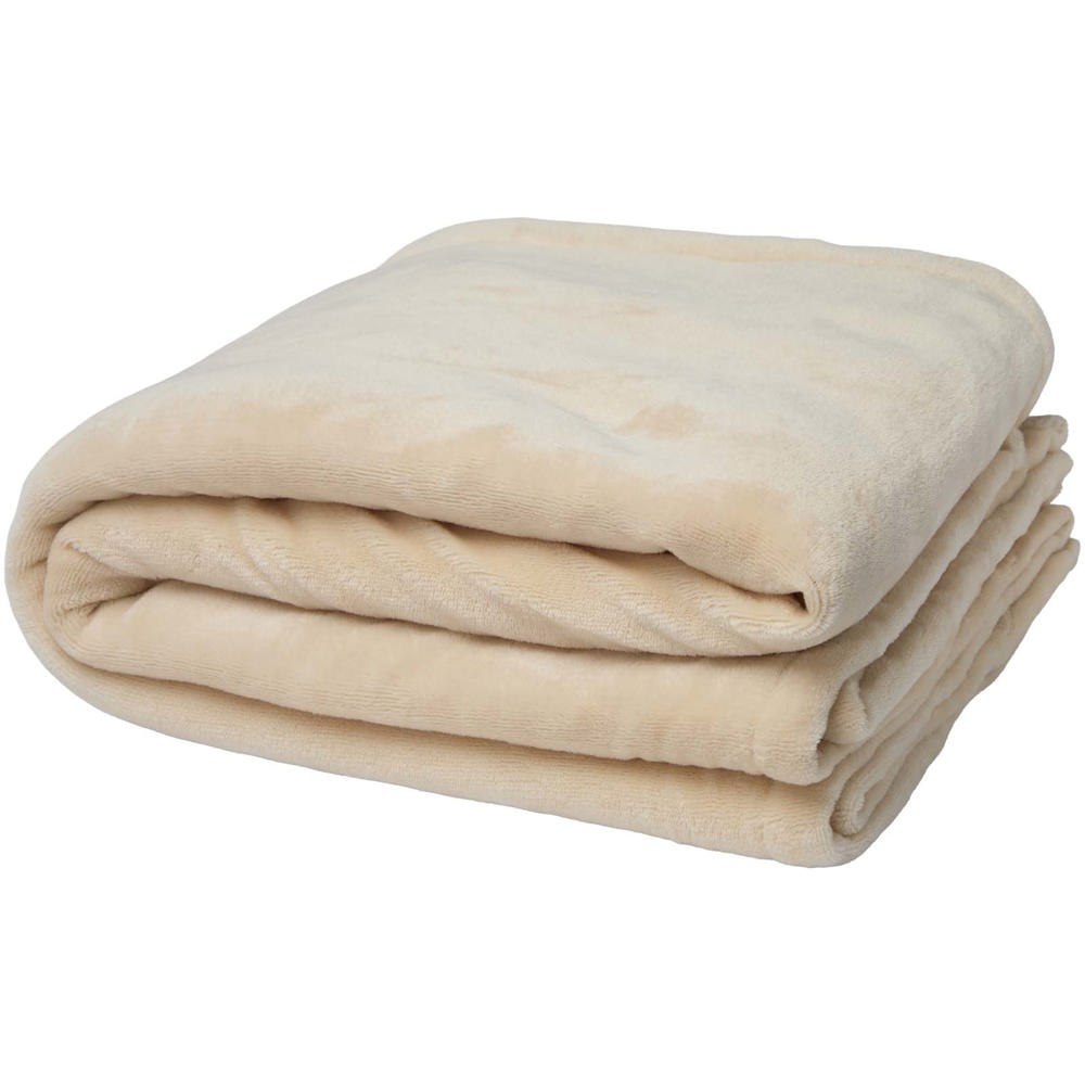 Ashen GRS-recycelte Sherpa Decke - oatmeal
