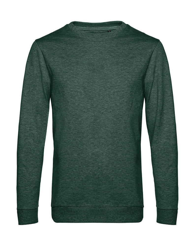 #Set In French Terry - Heather Dark Green