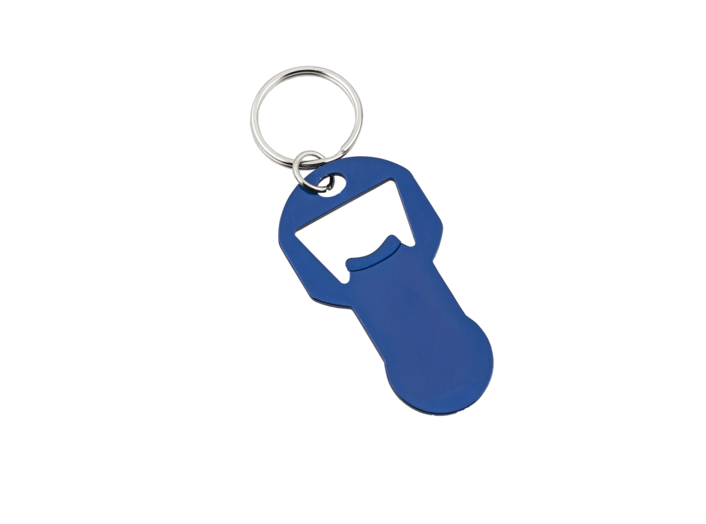 Einkaufs-Schlüsselanhänger MELO - blau