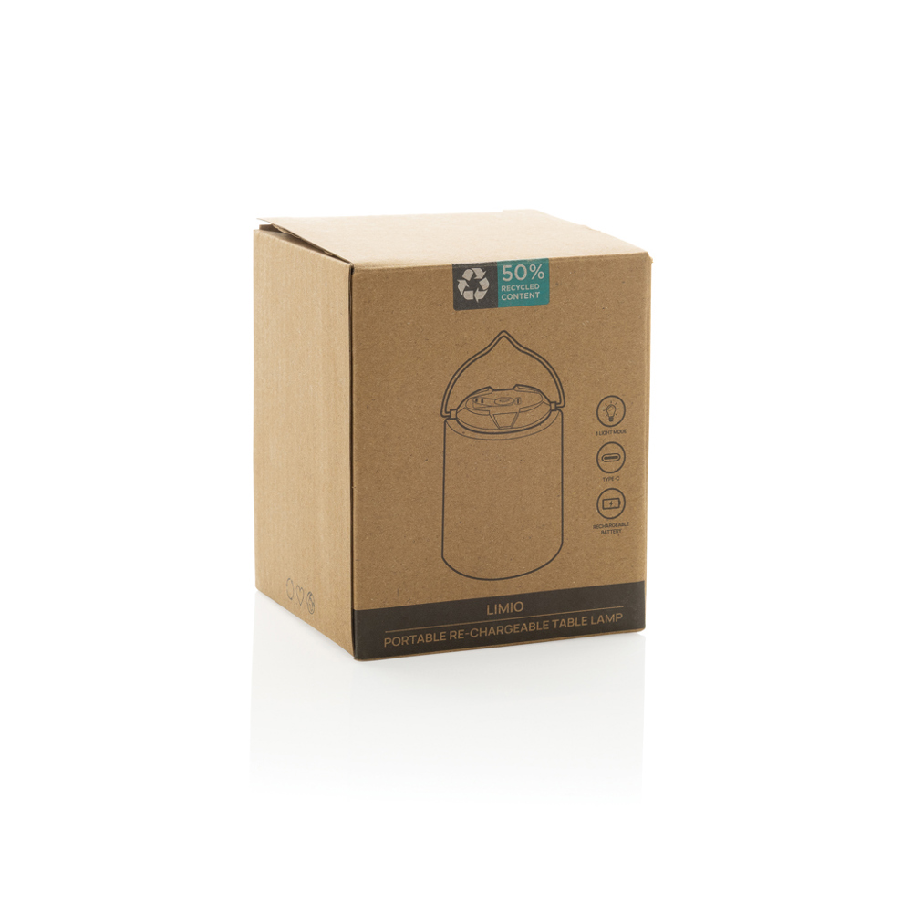 Limio tragbare wiederaufladbare Tischlampe aus RCS rec. ABS