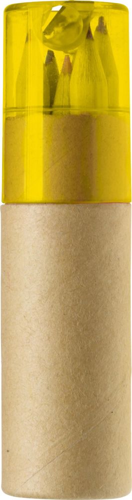 Buntstifte-Set , 6-tlg. Libbie Original - gelb