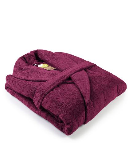 ARTG - Bathrobe Shawl Collar - Burgundy