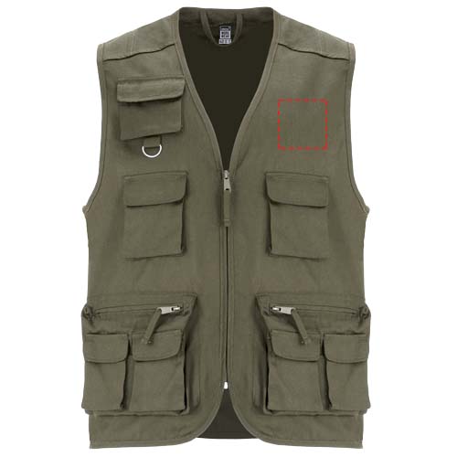 Venera Arbeitsweste mit V-Ausschnitt und mehreren Taschen, 200 g/m2 