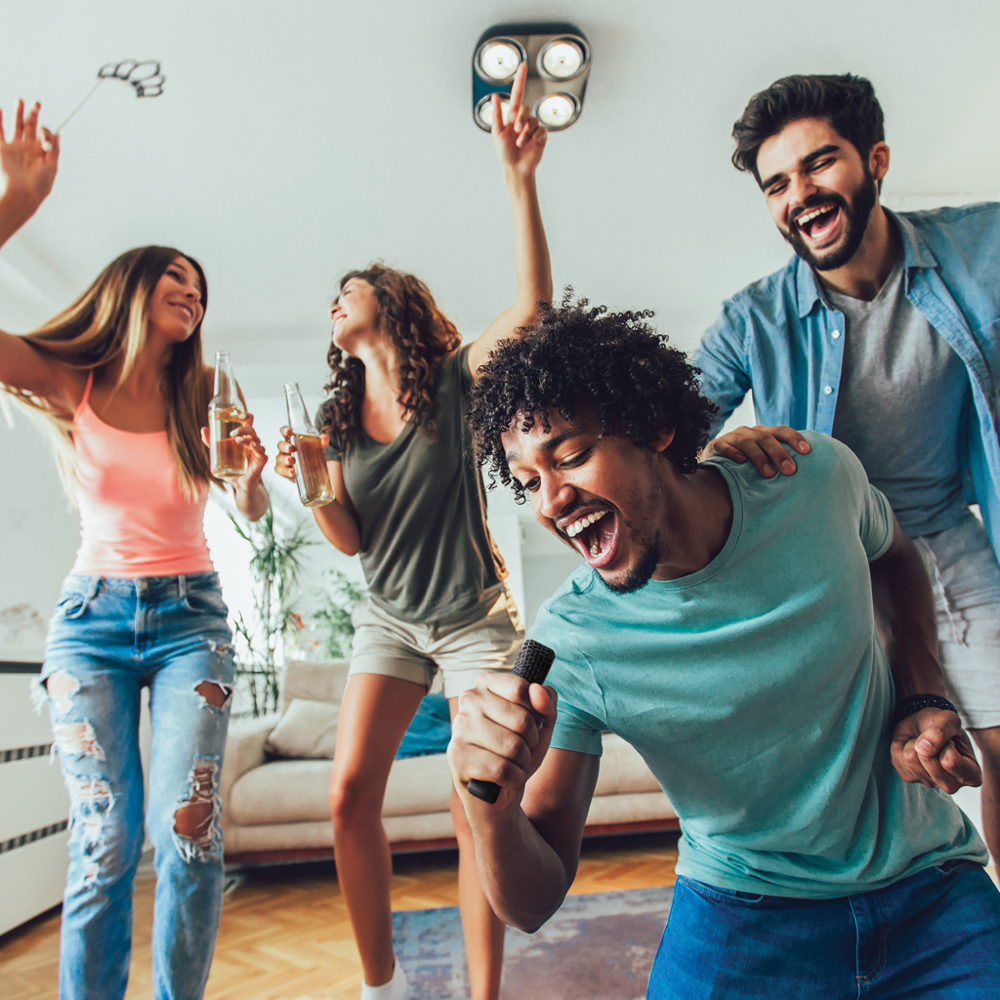 Singvibe Karaoke-Set mit Doppelmikrofon aus RCS rec. ABS