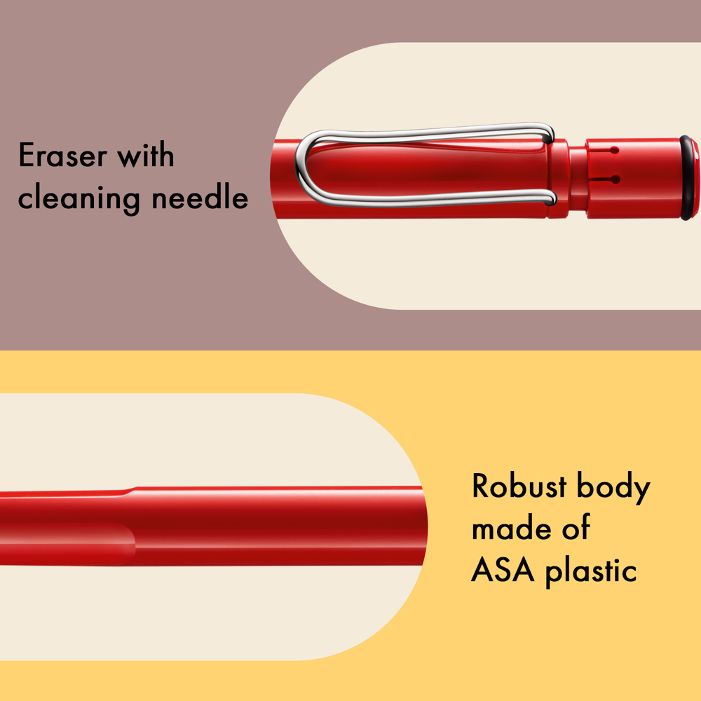 Druckbleistift LAMY safari red