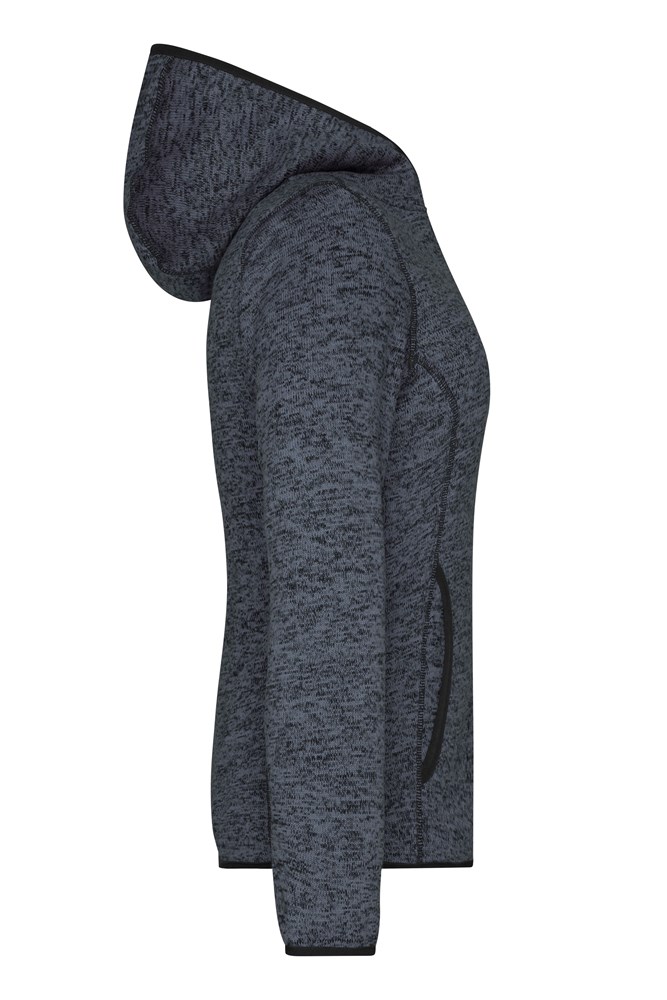 Ladies' Knitted Fleece Hoody