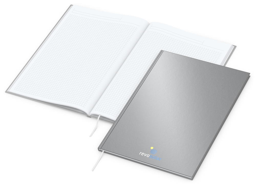 Notizbuch Memo-Book EXPRESS, A4, silber