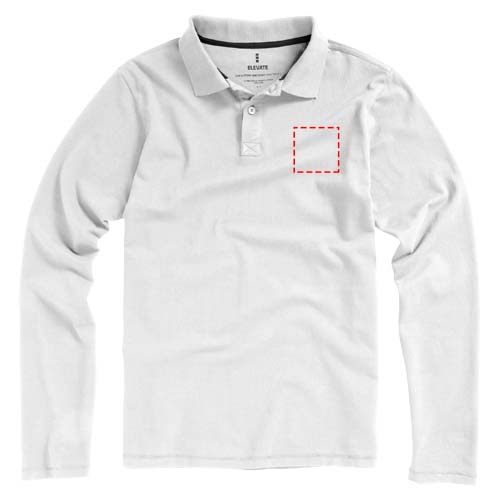 Oakville Langarm Poloshirt für Herren