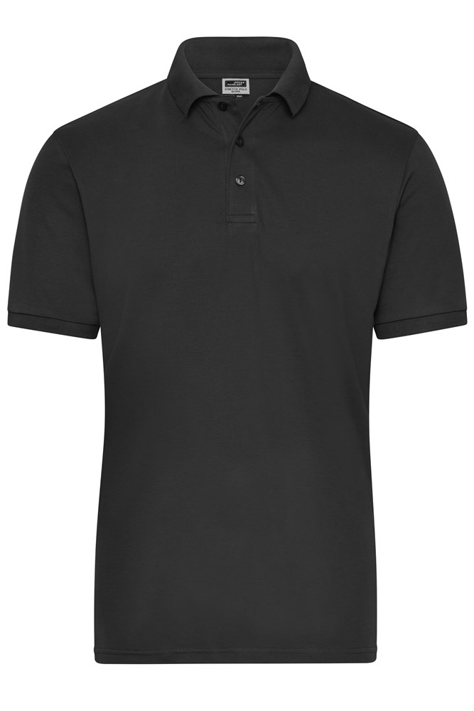 Men's ORGANIC Stretch-Polo Work - SOLID -   OCS Blended