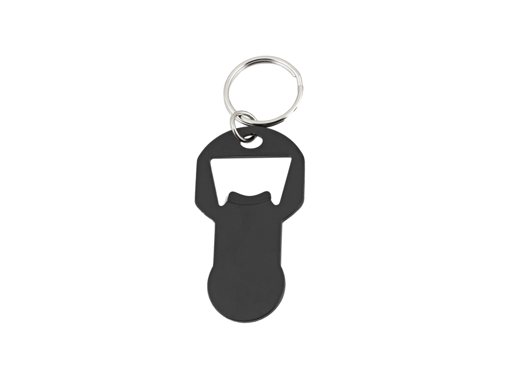 Einkaufs-Schlüsselanhänger MELO - schwarz