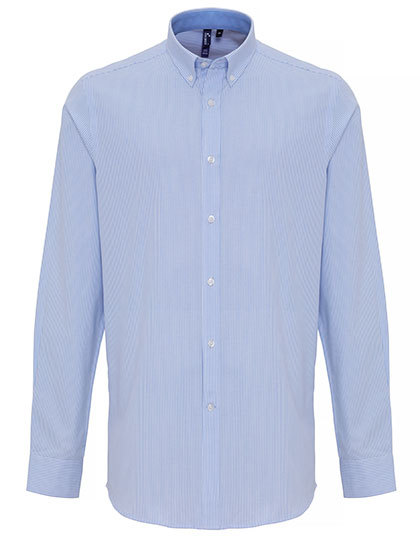 Premier Workwear - Men´s Cotton Rich Oxford Stripes Shirt