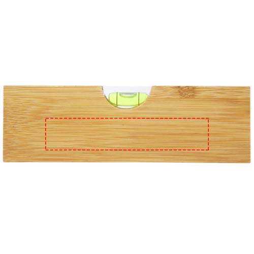 Flush Wasserwaage aus Bambus mit Flaschenöffner