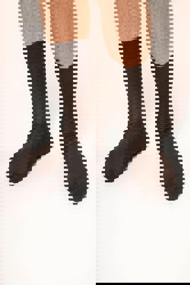 PK800 - Herrensocken aus Baumwolljersey mit Fil d'Écosse-Baumwolle