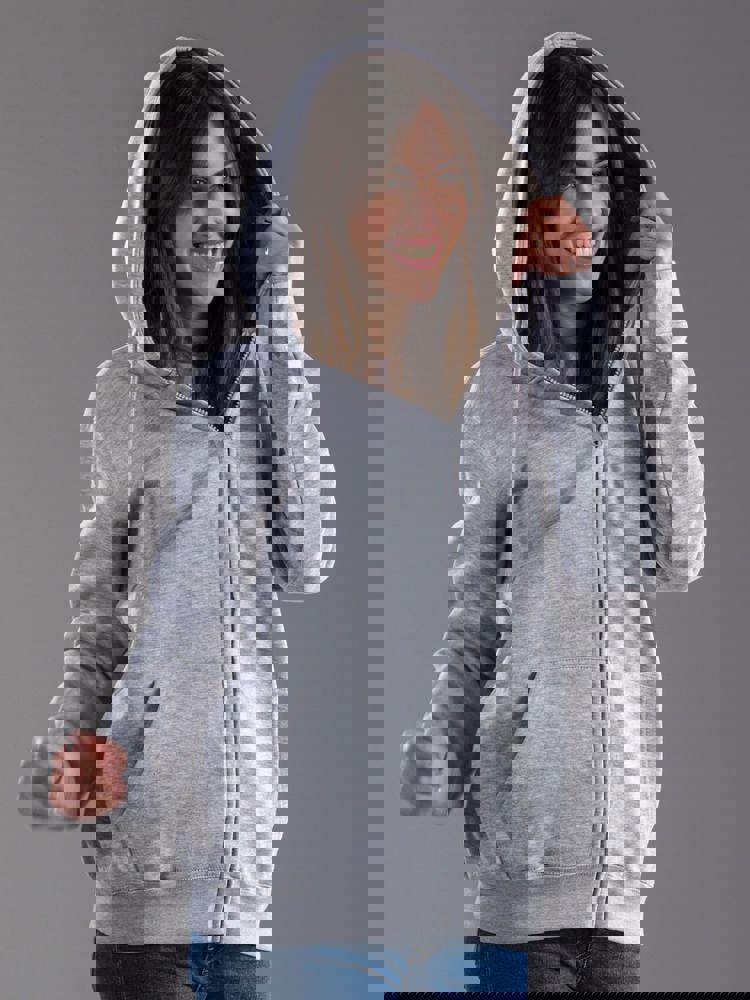 BS Vega Hoodie mit durchgehendem Reißverschluss, 280 gr/m²